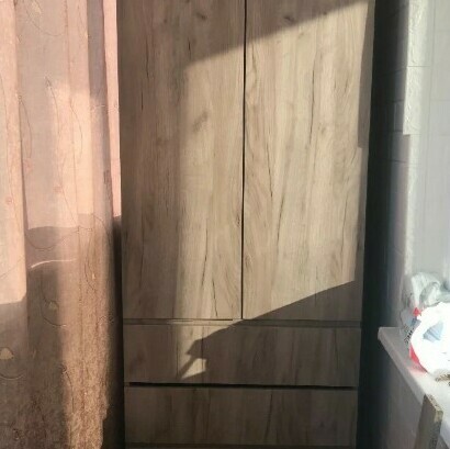 Спальня Норд Дуб Крафт серый: Шкаф 0,8 Норд Дуб Крафт серый Спальня Норд Дуб Крафт серый - недорогая модульная спальня в стиле лофт