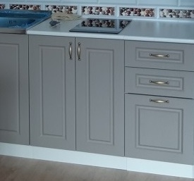 Кухня Квадро с фасадами Латте