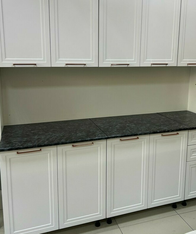 Модульная кухня Инфинити МДФ Белый софт