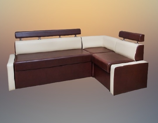 Кухонный раскладной угловой диван Квадро-3 со спальным местом и местом для хранения - купить недорого в СПб 