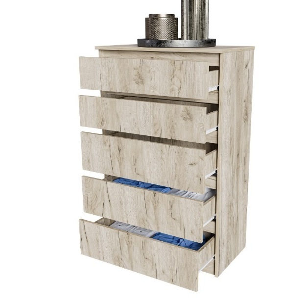 Спальня Норд Дуб Крафт серый: Комод №1 Норд Дуб Крафт серый Спальня Норд Дуб Крафт серый - недорогая модульная спальня в стиле лофт