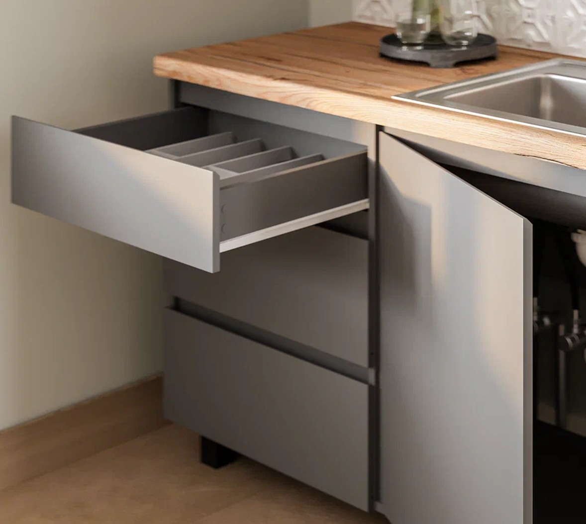 Кухня Асти 1,6 Графит