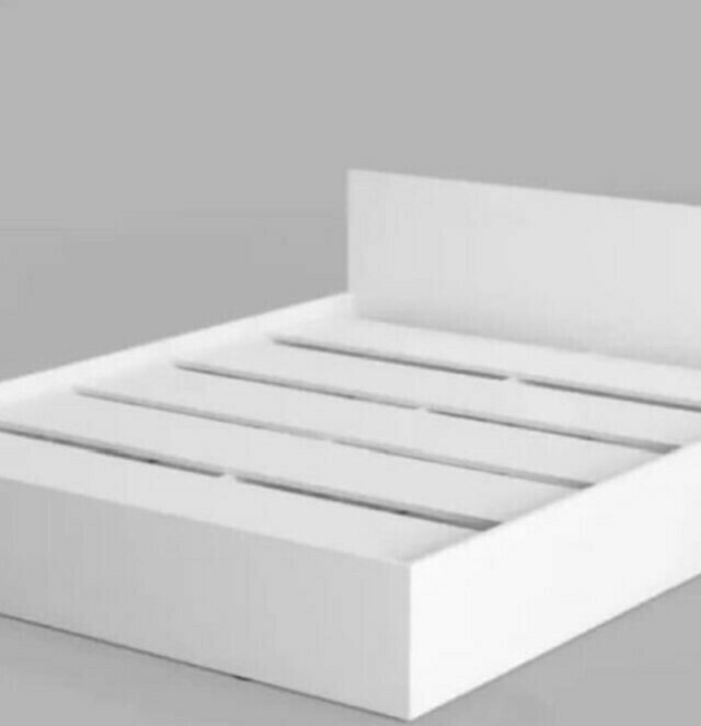 Спальня Норд: кровать белая Спальня Норд: кровать белая