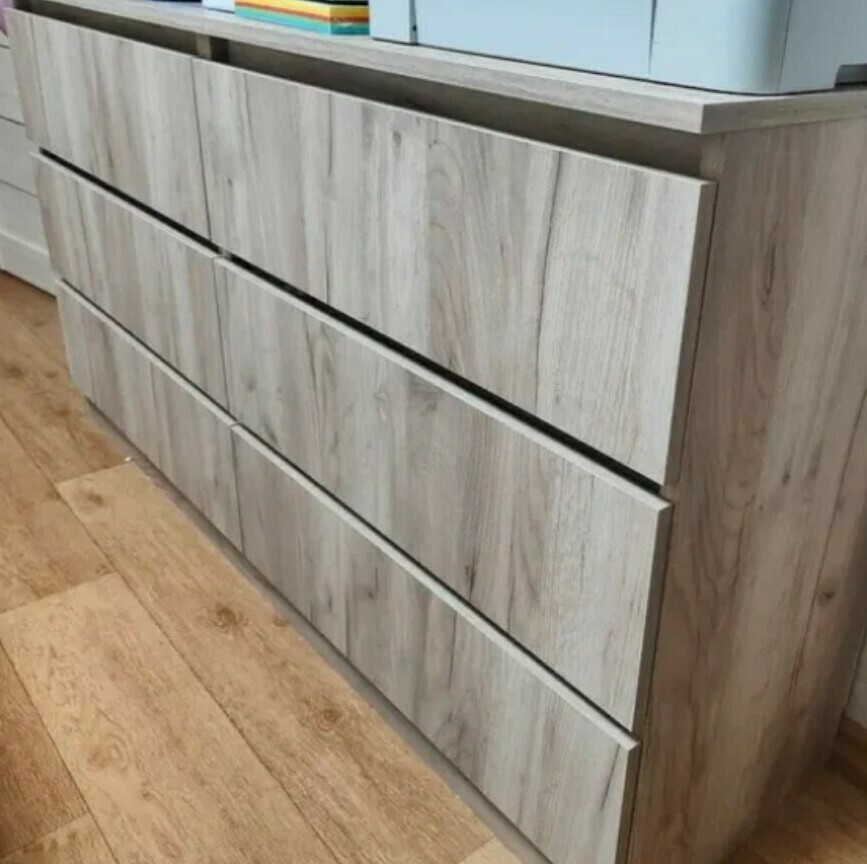 Спальня Норд Дуб Крафт серый: Комод №7 Норд Дуб Крафт серый Спальня Норд Дуб Крафт серый - недорогая модульная спальня в стиле лофт