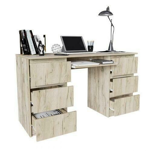 Спальня Норд Дуб Крафт серый: Стол письменный №1 Норд Дуб Крафт серый Спальня Норд Дуб Крафт серый - недорогая модульная спальня в стиле лофт