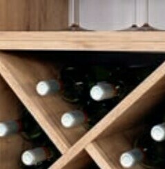 Открытые верхние полки в цвете Дуб золотой Открытые верхние полки в цвете Дуб золотой