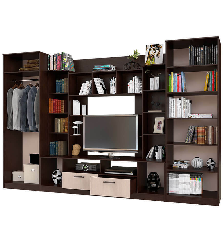 Стенка в гостиную Венеция Венге/Лоредо -купить недорого в интернет-магазине СПб