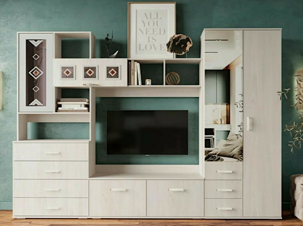 Гостиная Белла 2,8м Ясень белый Гостиная Белла 2,8м Ясень белый