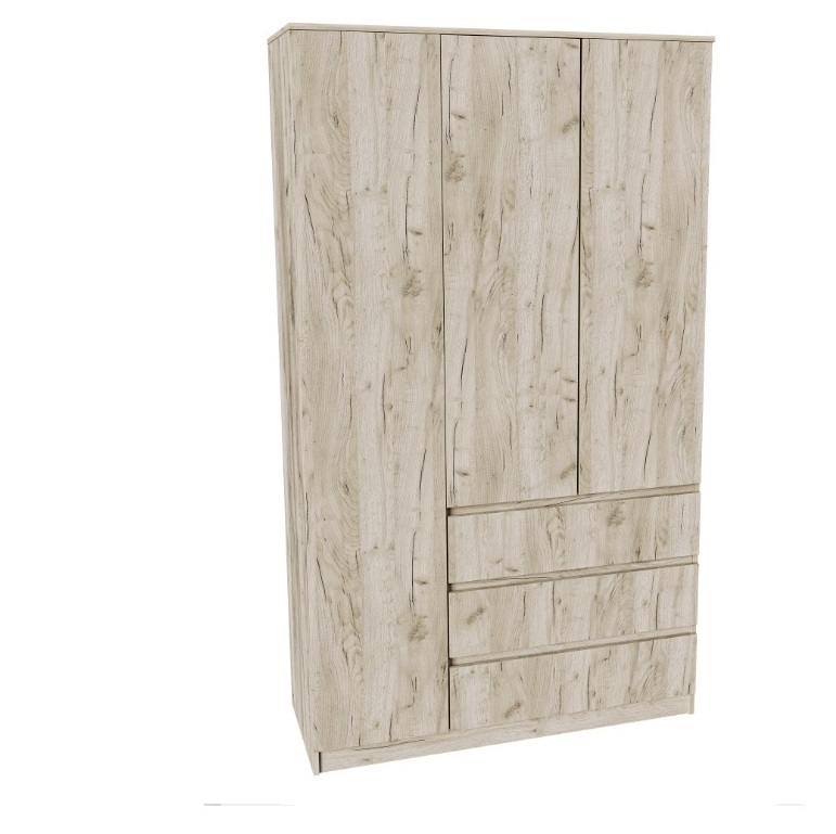 Спальня Норд Дуб Крафт серый: Шкаф 1,2 Норд Дуб Крафт серый Спальня Норд Дуб Крафт серый - недорогая модульная спальня в стиле лофт