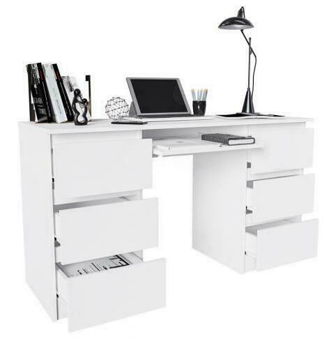 Спальня Норд белая: стол письменный №1  Спальня Норд белая