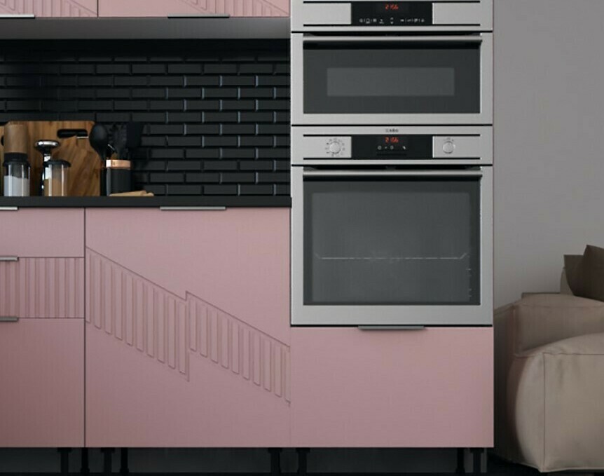 Кухня Агата Пыльная роза Кухня Агата Пыльная роза