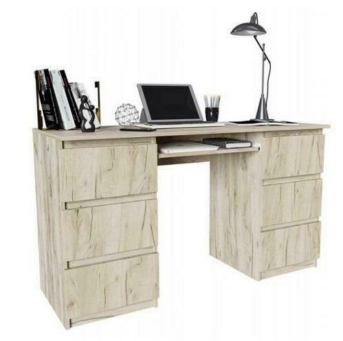 Спальня Норд Дуб Крафт серый: Стол письменный №1 Норд Дуб Крафт серый Спальня Норд Дуб Крафт серый - недорогая модульная спальня в стиле лофт