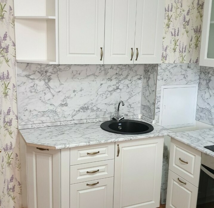 Кухня Квадро Белое дерево Кухня Квадро Белое дерево