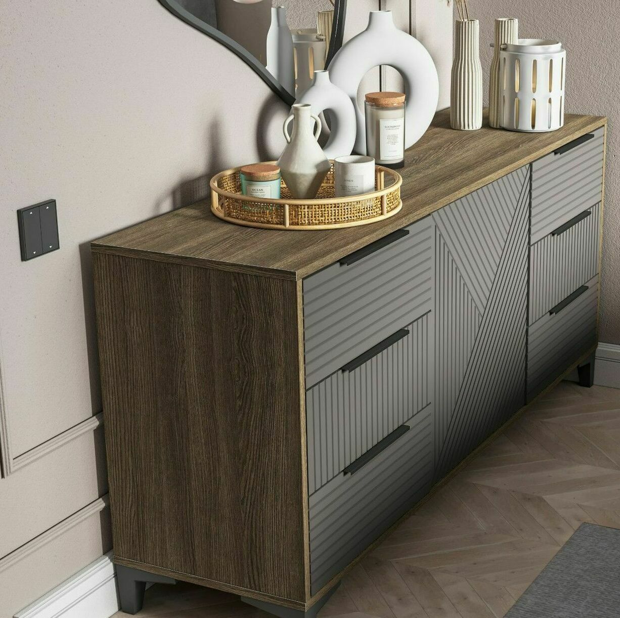 Спальня Палау (модульная спальня МДФ софт)