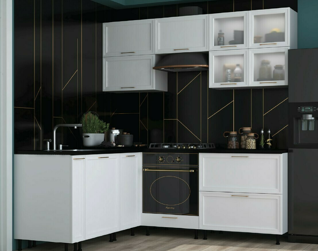 Кухня Агата Белый софт Кухня Агата Белый софт