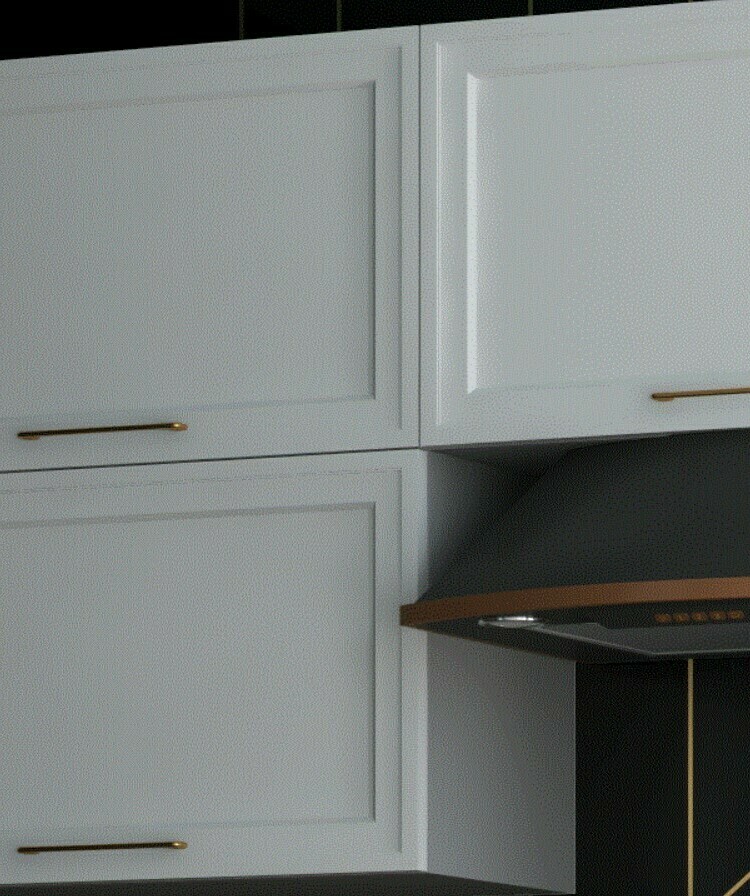 Модульная кухня Инфинити МДФ Белый софт