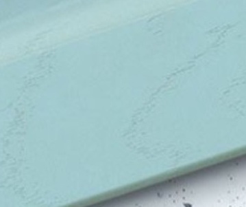 Кухня Прованс МДФ: фасад  голубой Скай (бирюза)