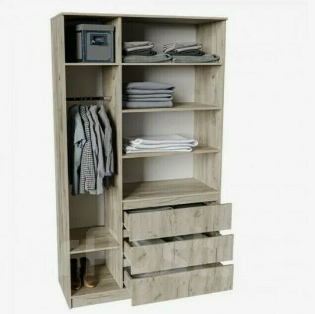 Спальня Норд Дуб Крафт серый: Шкаф 1,2 Норд Дуб Крафт серый Спальня Норд Дуб Крафт серый - недорогая модульная спальня в стиле лофт