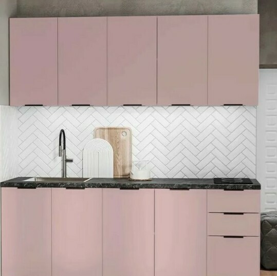 Кухня Саванна - модульная кухня Саванна МДФ Пыльная роза Кухня Саванна - модульная кухня Саванна МДФ Пыльная роза