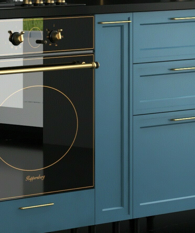 Модульная кухня Инфинити МДФ Оушен