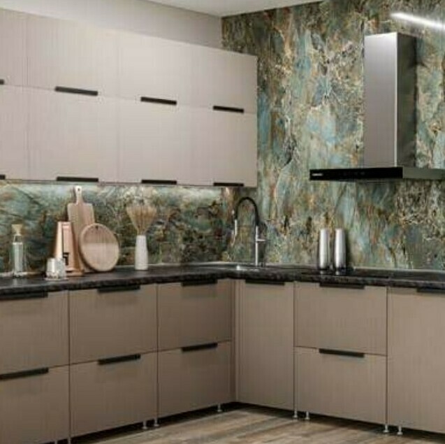 Кухня Саванна - модульная кухня Саванна МДФ Милана дымка/ Милана брауни Кухня Саванна - модульная кухня Саванна МДФ Милана дымка/ Милана брауни