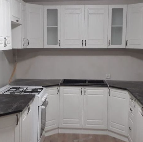 Кухня Виктория модульная МФД Белое дерево/ Кухня Виктория модульная МФД Белое дерево/