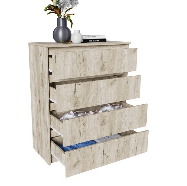 Спальня Норд Дуб Крафт серый: Комод №2 Норд Дуб Крафт серый Спальня Норд Дуб Крафт серый - недорогая модульная спальня в стиле лофт