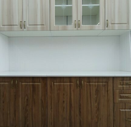 Кухня Квадро Лебединое озеро/Орех Эко Кухня Квадро Лебединое озеро/Орех Эко