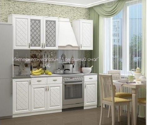 Кухня Айвори 1,7м Белая