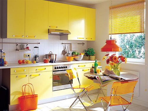 Дизайн-проект желтой кухни №7<br>