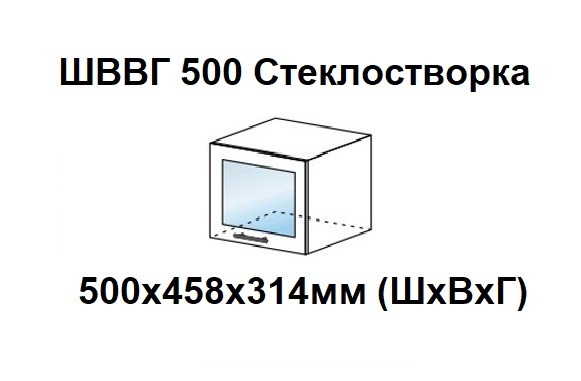 ШВВГ 500 Стеклостворка профиль Белый