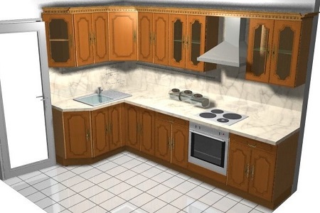 Дизайн-проект кухни № 62<br>