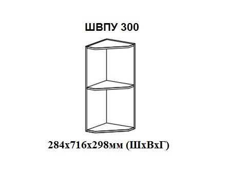 ШВПУ 300 белый без фасада