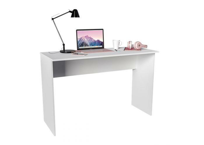 Норд Стол письменный №3 ЛДСП белый (ШхВхГ: 1200х786х500 мм), <span style="font-weight: bold;">без ящиков</span>