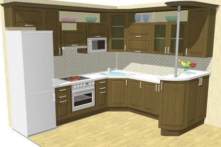 Дизайн-проект кухни № 85<br>