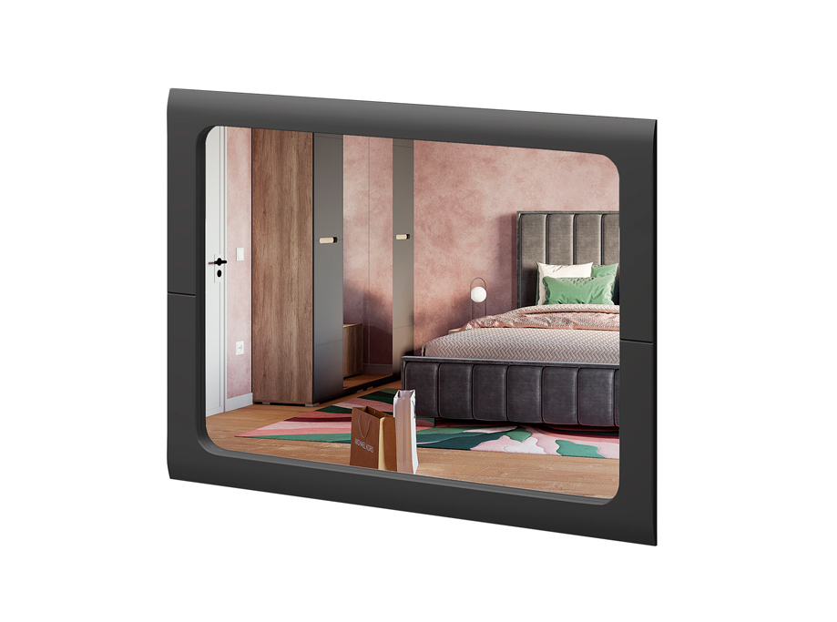 Зеркало настенное Наоми З-03 Серый (790x590x20мм)