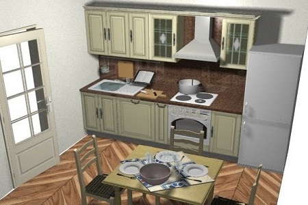 Дизайн-проект кухни № 73<br>