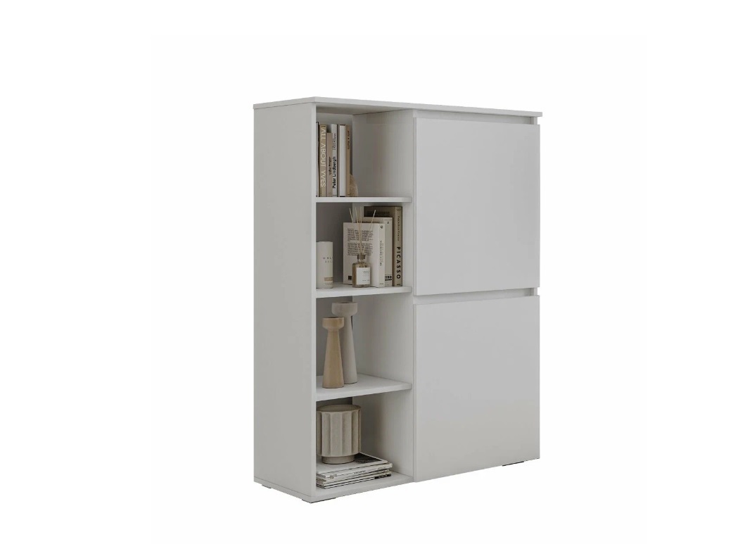 Норд Пенал низкий ЛДСП белый (ШхВхГ: 904х1260х400 мм )