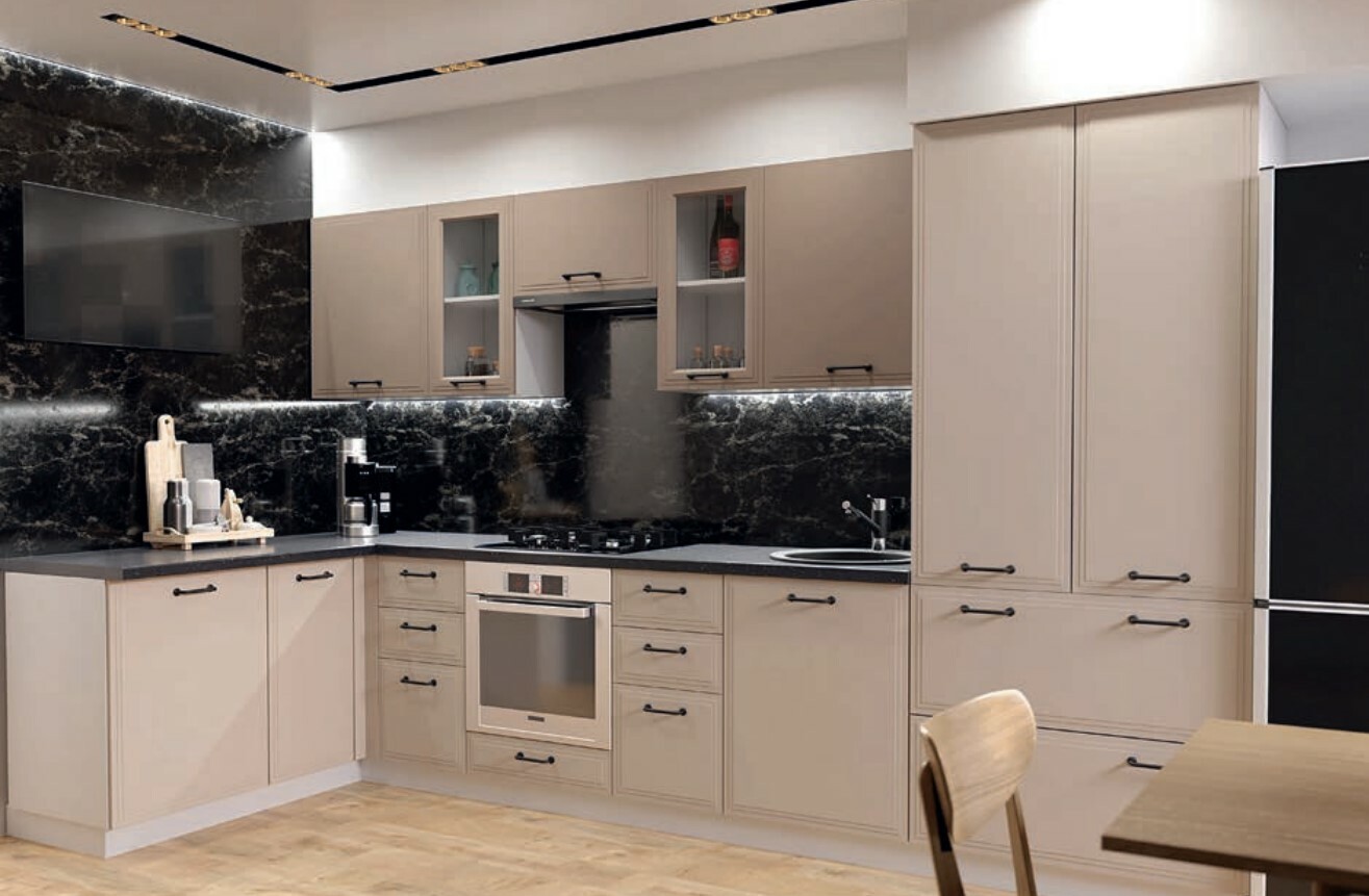 Модульная кухня Атланта Холст МДФ