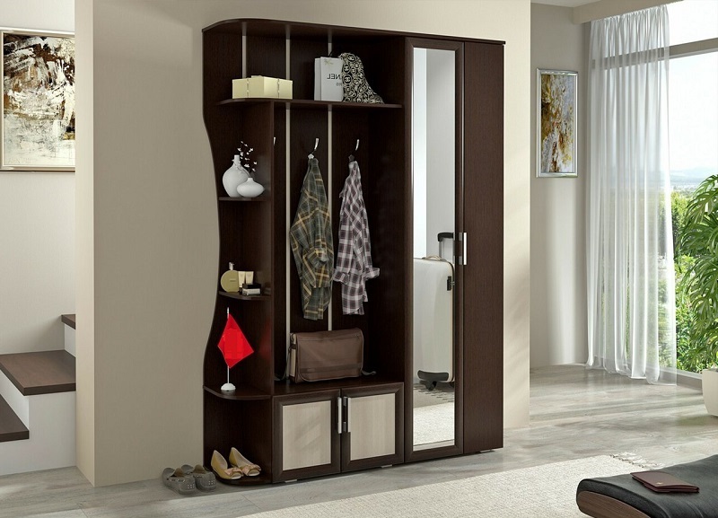 Прихожая 1,5м "Ксения-1" ЛДСП цвет Венге/Лоредо