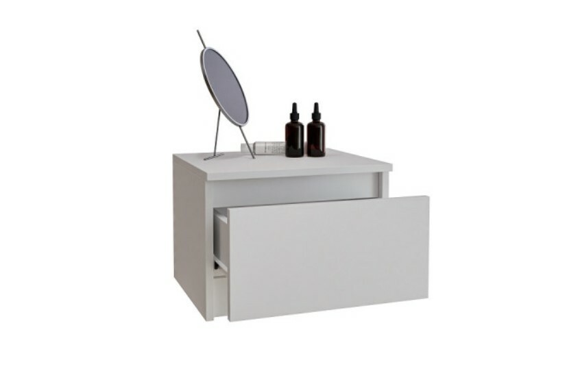 Норд Тумба ЛДСП белый (ШхВхГ: 404х300х350 мм)